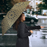 Arabic Star Gold Pattern Umbrella