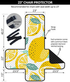 lemon design pattern Chair Cover Protector