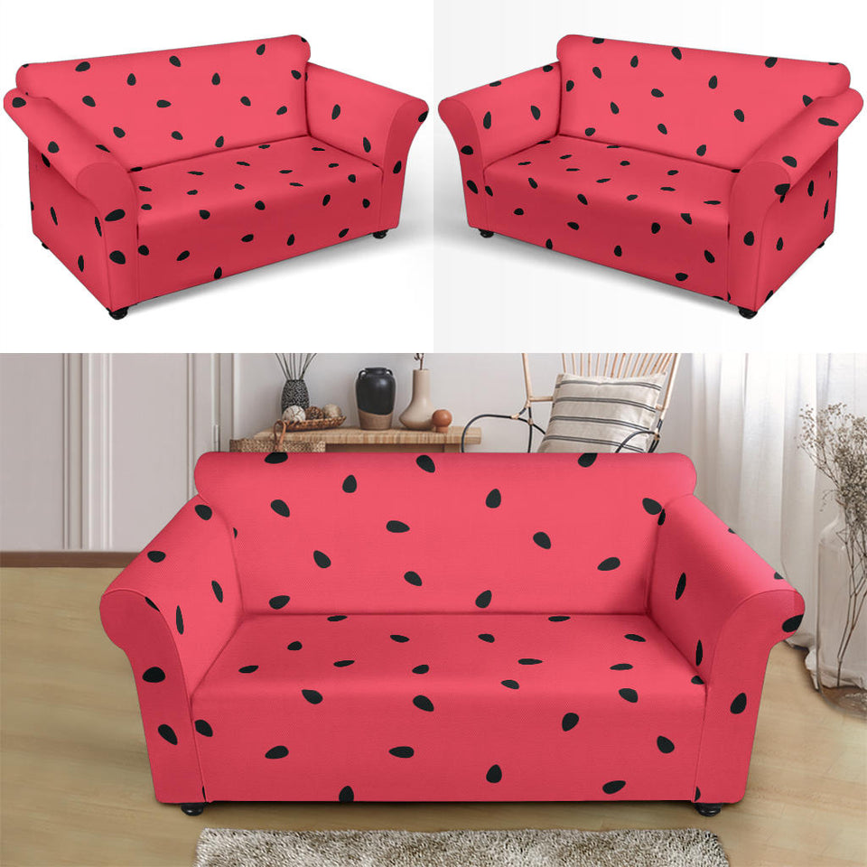 Watermelon Texture Background Loveseat Couch Slipcover