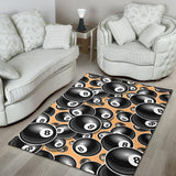 Billiard Ball Pattern Print Design 04 Area Rug