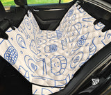 Cute Sushi Icon Pattern Dog Car Seat Covers
