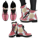 Circle Indian Pattern Leather Boots