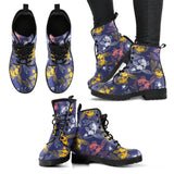 Koi Fish Carp Fish Pattern Leather Boots
