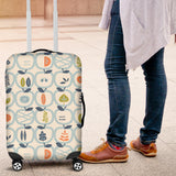 Apples Leaves Pattern Luggage Covers