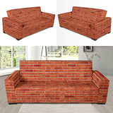 Brick Printed Pattern Print Design 03 Sofa Slipcover