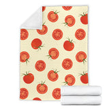 Tomato Dot Background Premium Blanket