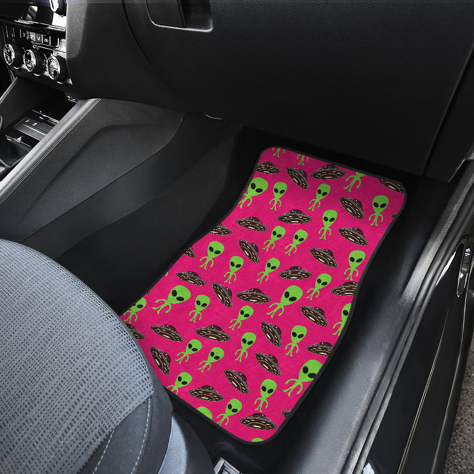 Alien Pattern Print Design 03 Front Car Mats
