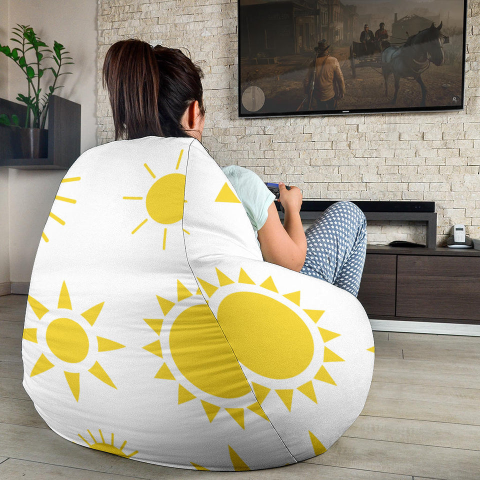 Sun Pattern Bean Bag Cover