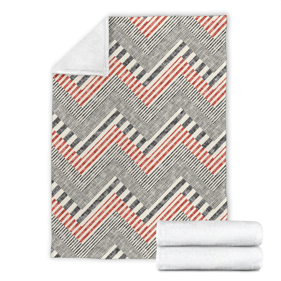 Zigzag Chevron Striped Pattern Premium Blanket