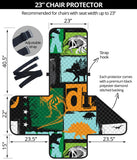 dinosaurs print pattern Chair Cover Protector