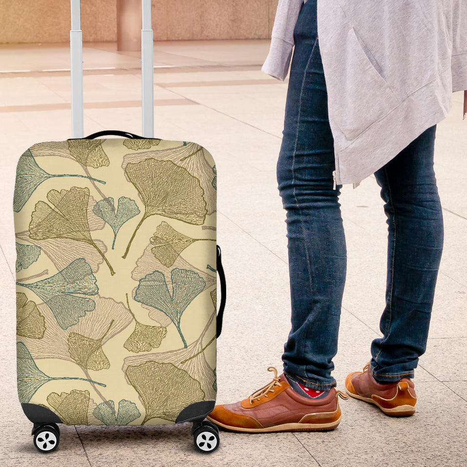 Ginkgo Leaves Design Pattern Luggage Covers
