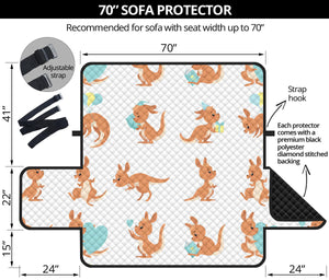 Cute Kangaroo pattern Sofa Cover Protector