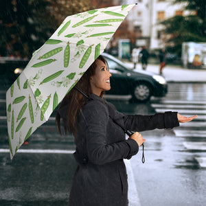Green Peas Pattern Print Design 04 Umbrella
