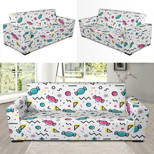 Candy Design Pattern Sofa Slipcover