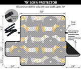 Cute dachshund dog pattern Sofa Cover Protector