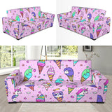 Cute Ice Cream Cone Animal Pattern Sofa Slipcover