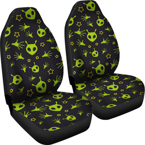 Alien Pattern Print Design 02 Universal Fit Car Seat Covers