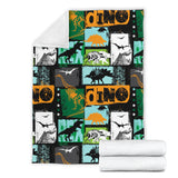 Dinosaurs Print Pattern Premium Blanket