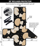 Champignon mushroom pattern Recliner Cover Protector