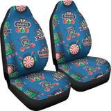 Darts Pattern Print Design 02 Universal Fit Car Seat Covers