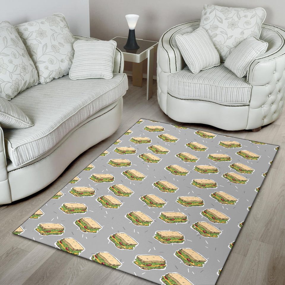 Sandwich Pattern Print Design 05 Area Rug