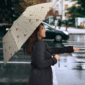 Jack Russel Pattern Print Design 02 Umbrella