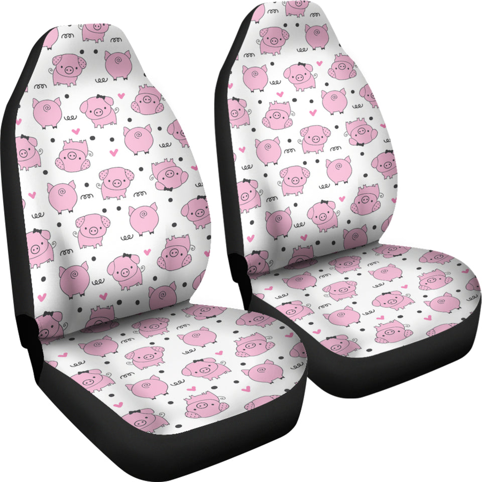 Pig Pattern Print Design 03 Universal Fit Car Seat Covers