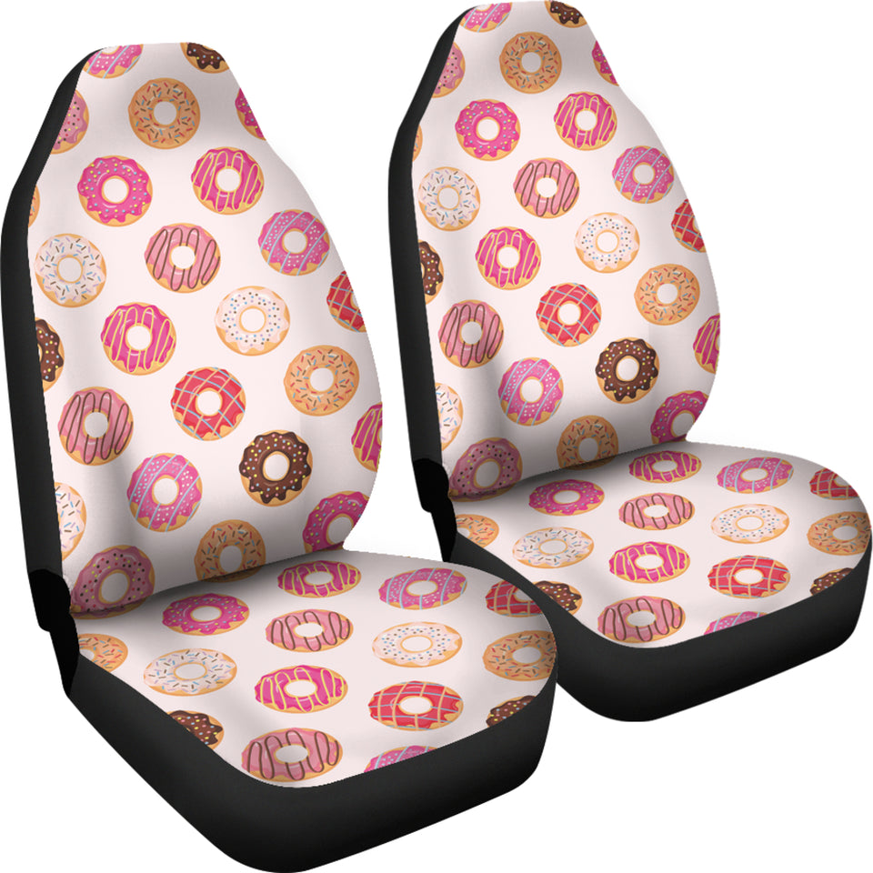 Colorful Donut Pattern Universal Fit Car Seat Covers