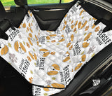 Cute Beagle Dog Pattern Background Dog Car Seat Covers