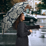 Sugar Skull Black White Pattern Umbrella