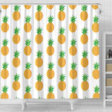 Pineapples Pattern Shower Curtain Fulfilled In US