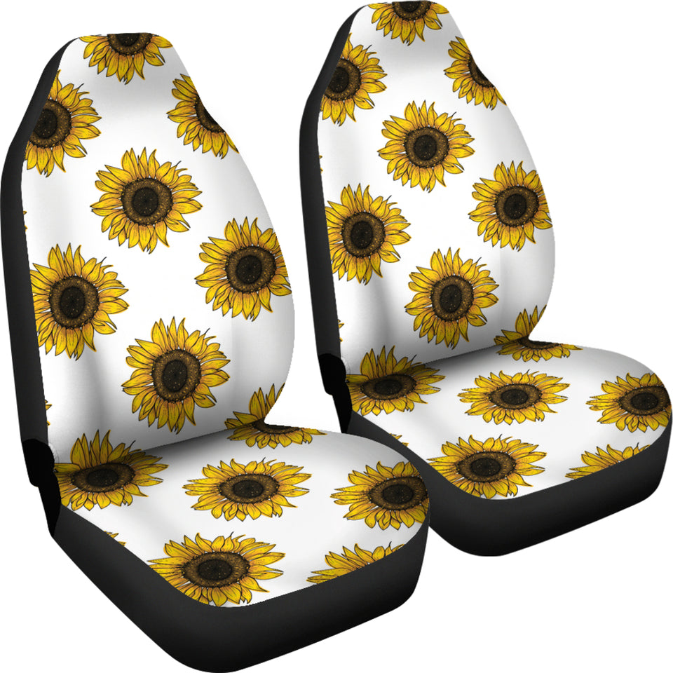 Sunflowers Design Pattern  Universal Fit Car Seat Covers