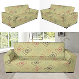 Camera Pattern Print Design 01 Sofa Slipcover