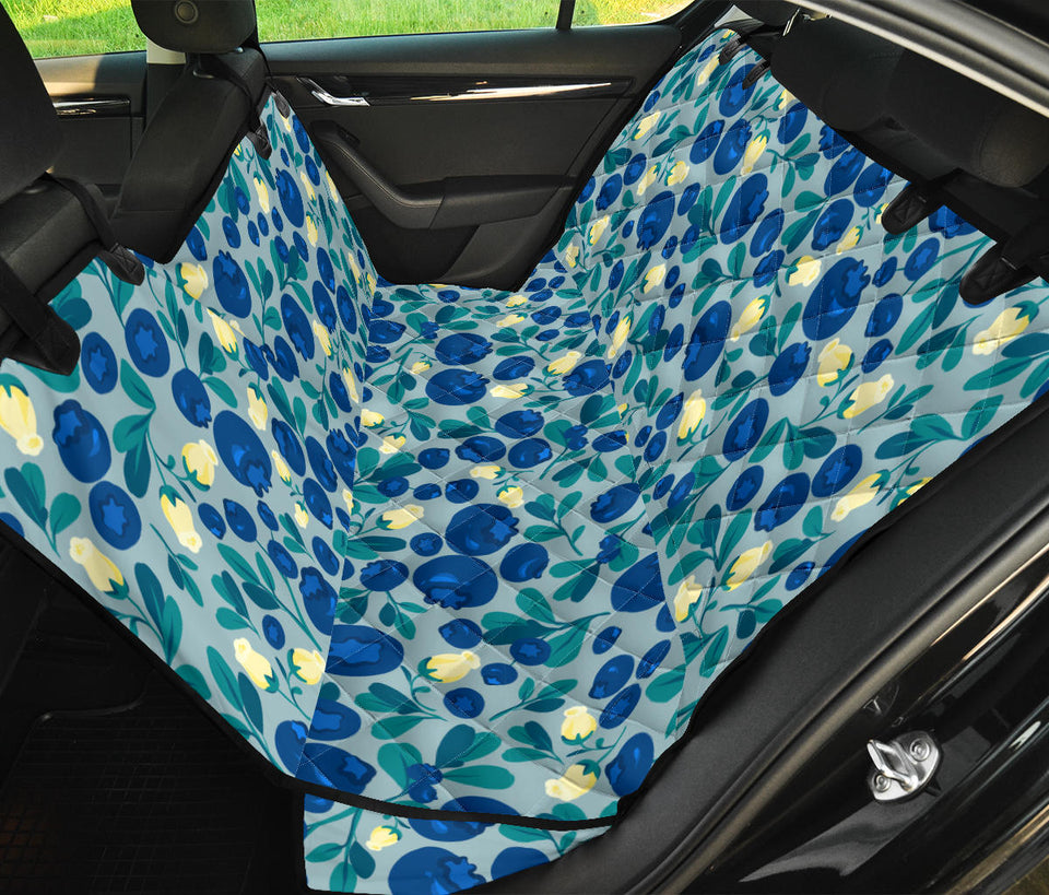 Blueberry Design Pattern Dog Car Seat Covers