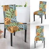 Dice Pattern Print Design 05 Dining Chair Slipcover