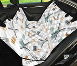 Windmill Pattern Dog Car Seat Covers