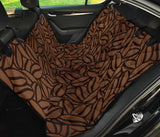 Coffee Bean Pattern Dog Car Seat Covers
