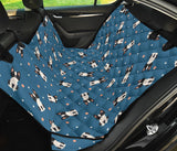 Cute Boston Terrier Dog Spattern Dog Car Seat Covers