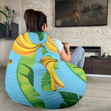 Banana Leaves Banana Design Pattern Bean Bag Cover