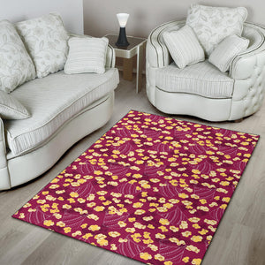 Popcorn Pattern Print Design 02 Area Rug
