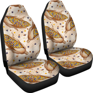 Corn Pattern Print Design 03 Universal Fit Car Seat Covers