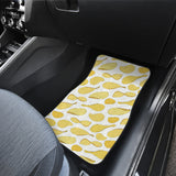 Potato Chips Pattern Print Design 02 Front and Back Car Mats