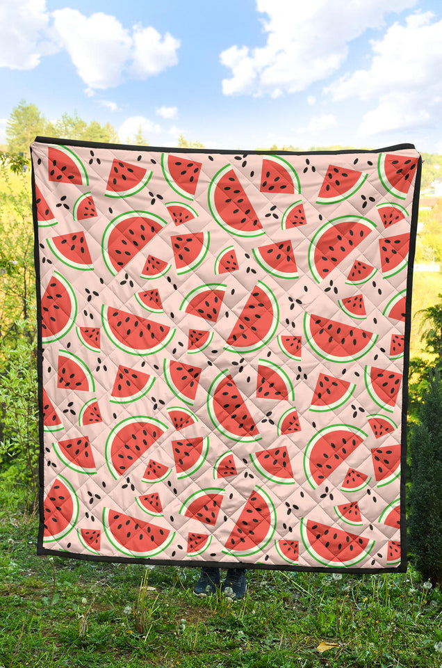 Watermelon Pattern Premium Quilt