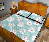 Maneki Neko Lucky Cat sakura Quilt Bed Set