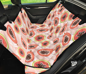 Papaya Leaves Pattern Dog Car Seat Covers
