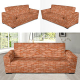 Brick Printed Pattern Print Design 02 Sofa Slipcover