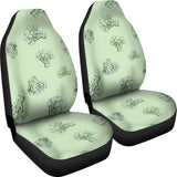 Broccoli Sketch Pattern  Universal Fit Car Seat Covers
