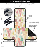 Ice cream cone pattern Chair Cover Protector