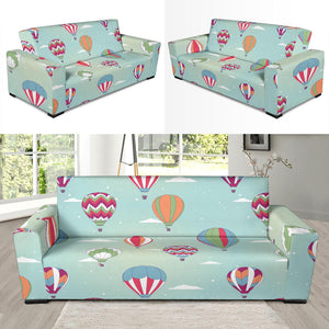 Hot Air Balloon Design Pattern Sofa Slipcover