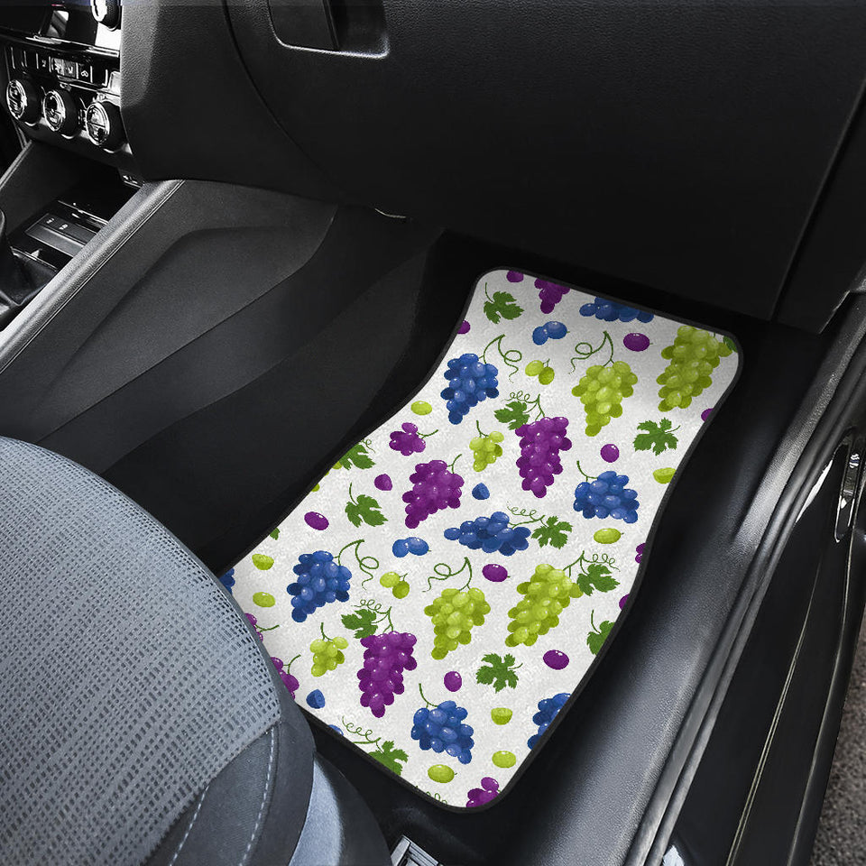 Grape Pattern Front Car Mats